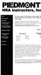 Mobile Screenshot of piedmontnrainstructors.com